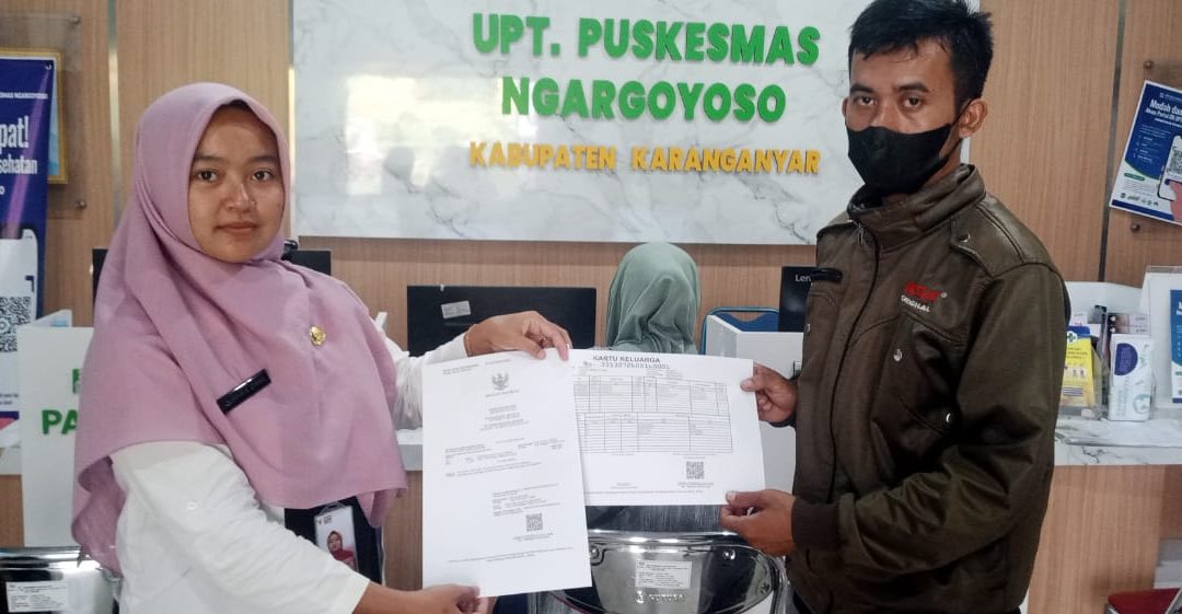 Kerjasama Pelayanan Terpadu secara Online antara Disdukcapil Kabupaten Karanganyar dengan UPT Puskesmas Ngargoyoso Karanganyar