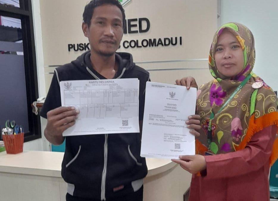 Kerjasama Pelayanan Terpadu secara Online antara Disdukcapil Kabupaten Karanganyar dengan UPT Puskesmas Colomadu 1 Karanganyar