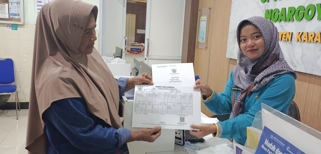 Kerjasama Pelayanan Terpadu secara Online antara Disdukcapil Kabupaten Karanganyar dengan UPT Puskesmas Ngargoyoso Karanganyar