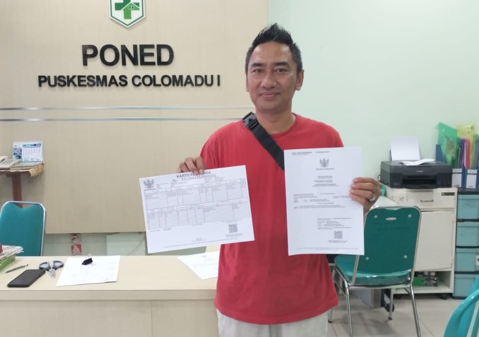 Kerjasama Pelayanan Terpadu secara Online antara Disdukcapil Kabupaten Karanganyar dengan Puskesmas Colomadu 1 Karanganyar