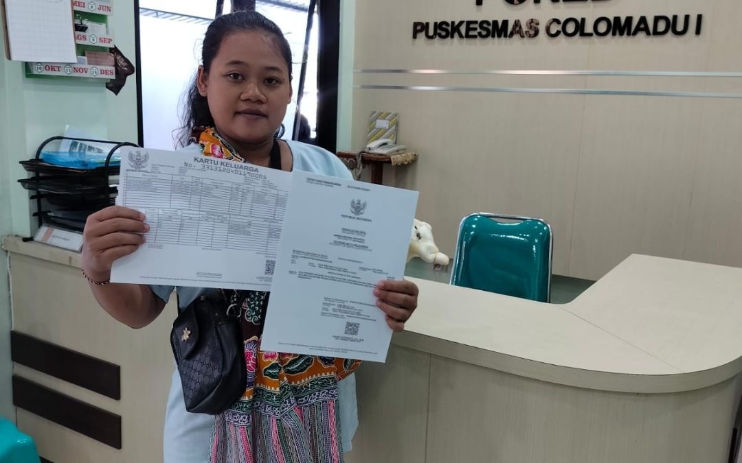 Kerjasama Pelayanan Terpadu secara Online antara Disdukcapil Kabupaten Karanganyar dengan Puskesmas Colomadu 1 Karanganyar