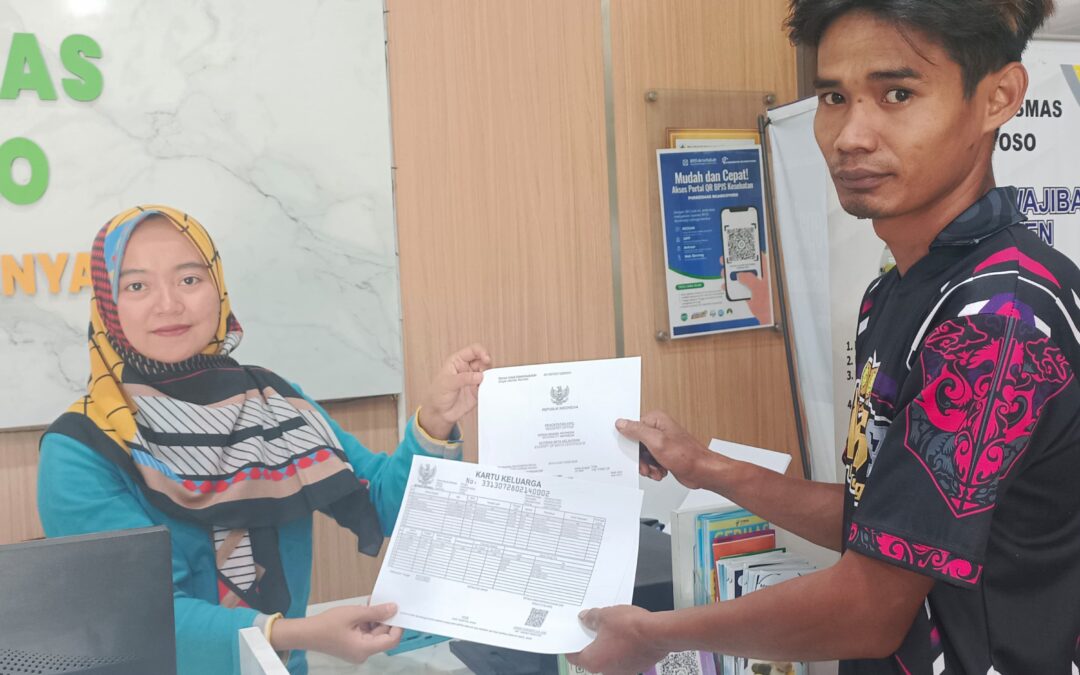 Kerjasama Pelayanan Terpadu secara Online antara Disdukcapil Kabupaten Karanganyar dengan Puskesmas Ngargoyoso Karanganyar
